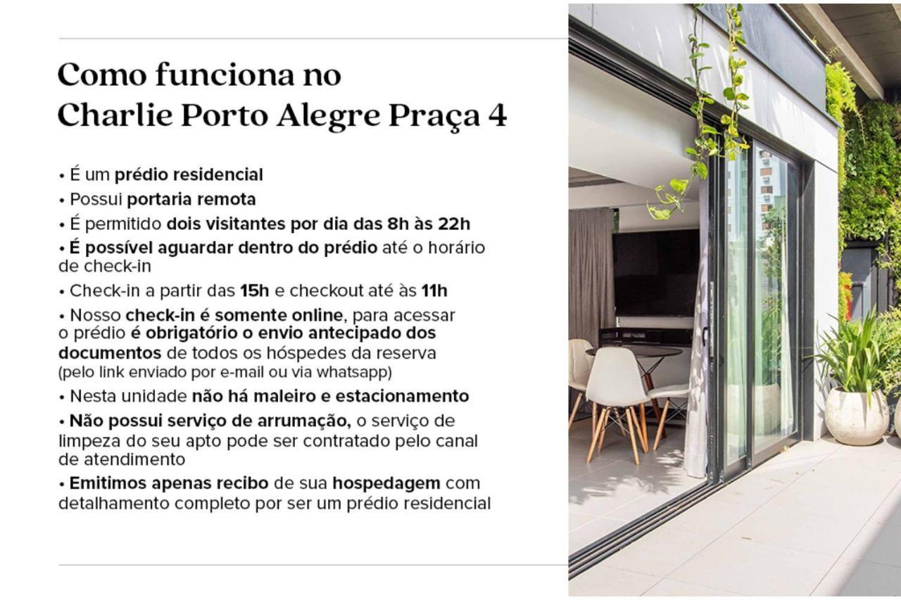 Apartament Charlie Porto Alegre Praca 4 Zewnętrze zdjęcie